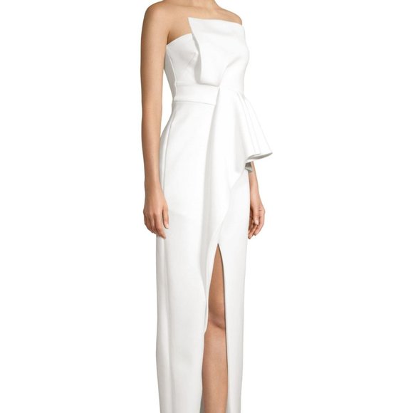 black halo jonas gown